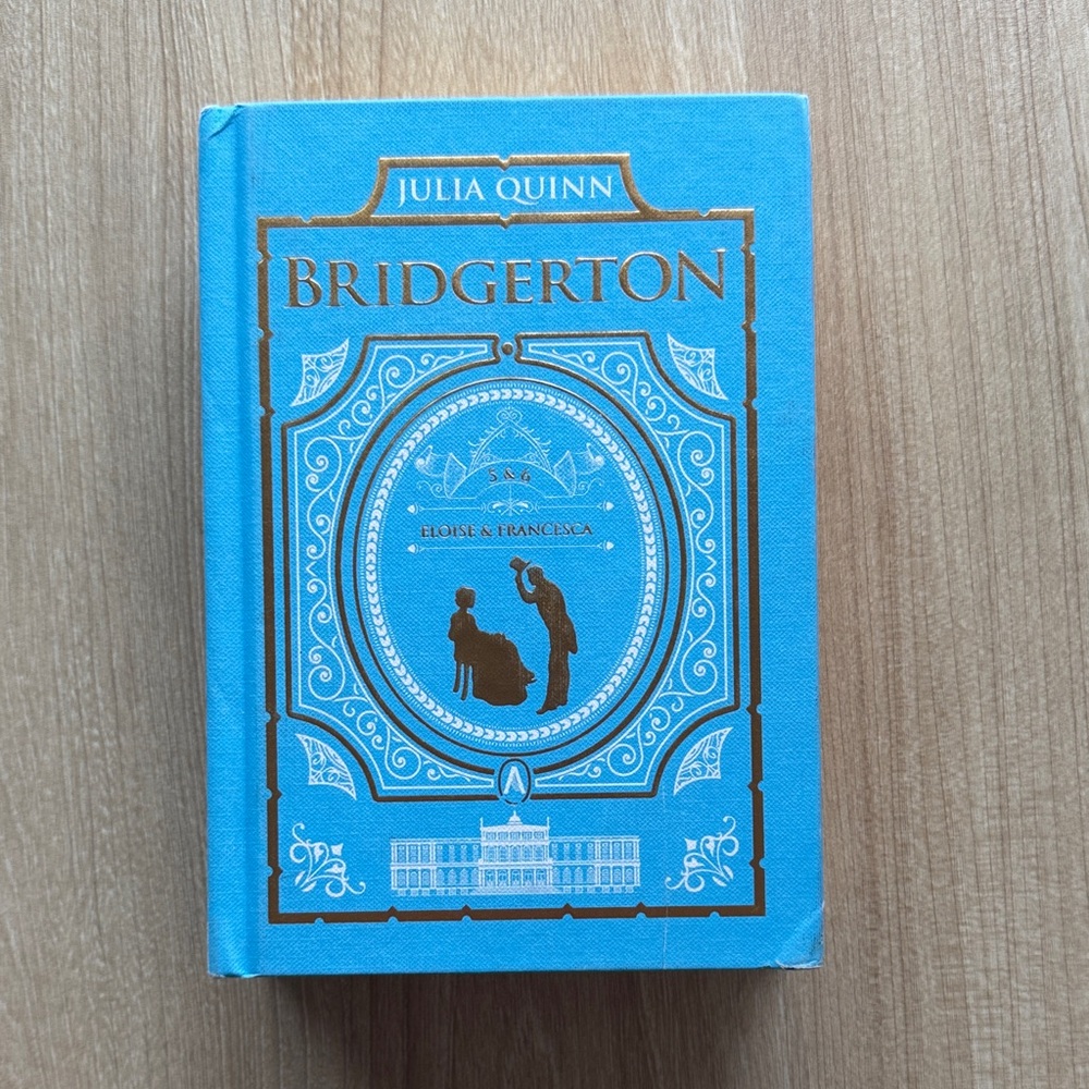 Bridgerton Hardcover Eloise And Francesca's Stories- Turquoise Blue Edition